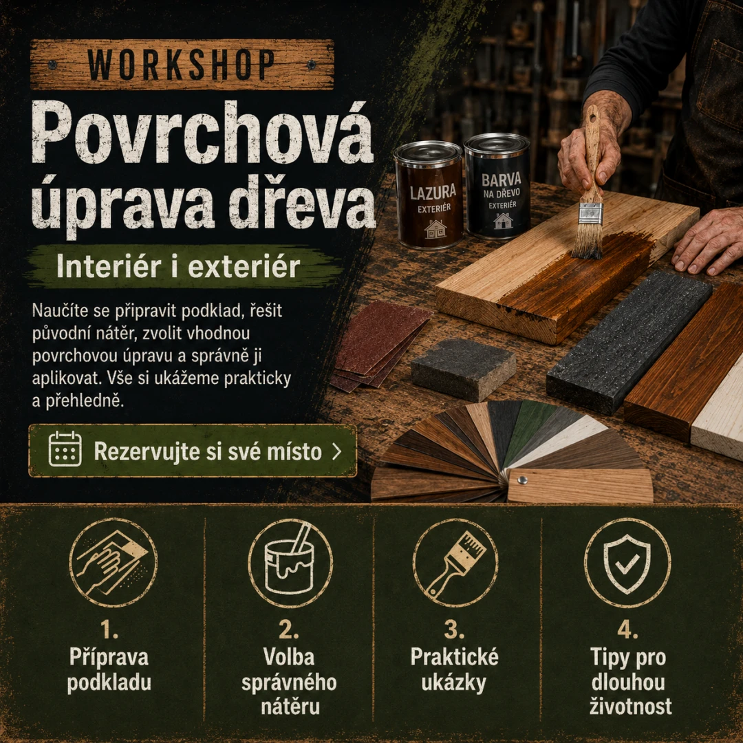 Povrchová úprava dřeva